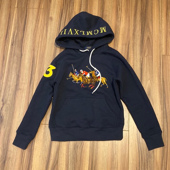 Polo Ralph Lauren Other - Polo Ralph Lauren Racing Horses Hoodie Kid’s